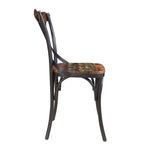 Chaises de salle à manger à dossier croisé (lot de 2)