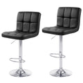 Tabourets de bar réglables en similicuir ou velours, tabourets de hauteur comptoir/bar/pub, lot de 2