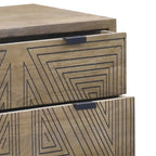 Mini-commode à 4 tiroirs Bidi Mid-Century Modern par