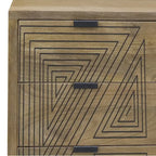 Mini-commode à 4 tiroirs Bidi Mid-Century Modern par