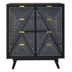 Mini-commode à 4 tiroirs Bidi Mid-Century Modern par