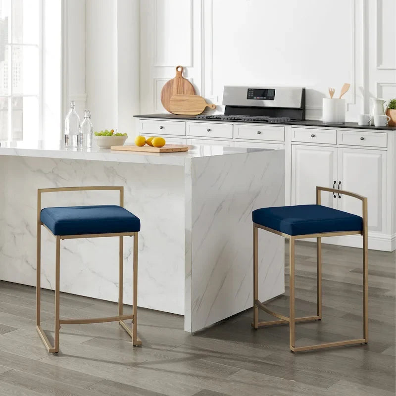 Ensemble de 2 tabourets de bar hauteur comptoir Crosley Harlowe