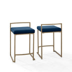 Ensemble de 2 tabourets de bar hauteur comptoir Crosley Harlowe