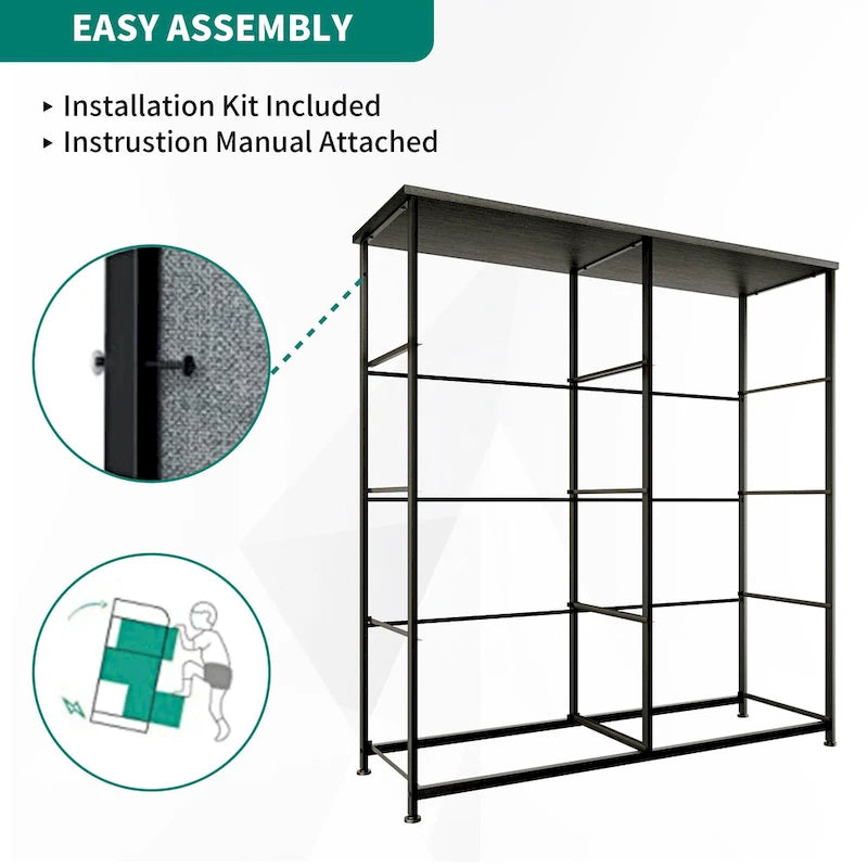 Commode verticale moderne à 8 tiroirs en tissu, tour de rangement pour chambre à coucher