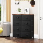 Commode verticale moderne à 8 tiroirs en tissu, tour de rangement pour chambre à coucher