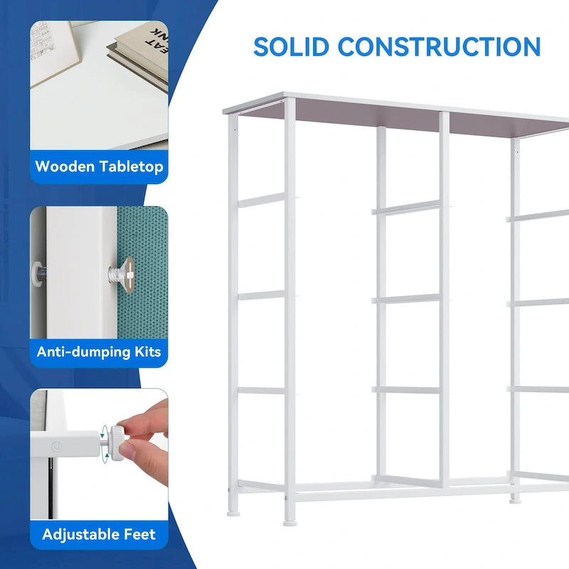 Commode verticale moderne à 8 tiroirs en tissu, tour de rangement pour chambre à coucher