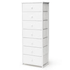 Commode de rangement à 7 tiroirs pour chambre à coucher