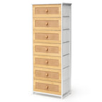 Commode de rangement à 7 tiroirs pour chambre à coucher