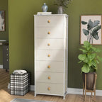 Commode de rangement à 7 tiroirs pour chambre à coucher