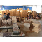 Tabouret Haussmann Original Twist en Bois 12 X 12 X 23 Po Huile de Noyer - 12 x 12 x 23