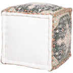 HERAT ORIENTAL Pouf en coton indo tissé main (Inde) - 40,6 x 40,6 x 40,6