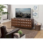 Origins by Alpine Trig TV Console for TV's up to 70, Mahogany