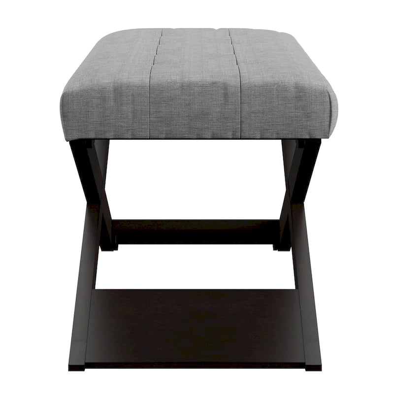 Banc Bosworth 48 po en bois à piètement en X par Classic