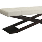 Banc Bosworth 48 po en bois à piètement en X par Classic