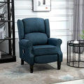 Fauteuil de massage chauffant et vibrant à oreilles, canapé d'appoint rembourré, fauteuil inclinable à dossier basculant avec télécommande