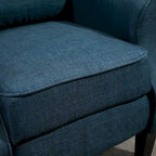 Fauteuil de massage chauffant et vibrant à oreilles, canapé d'appoint rembourré, fauteuil inclinable à dossier basculant avec télécommande