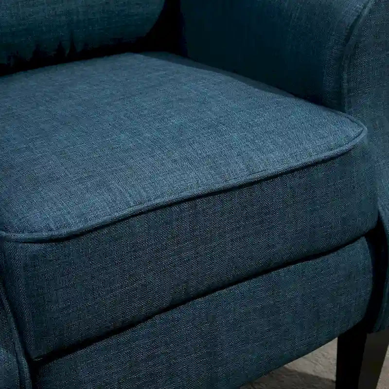 Fauteuil de massage chauffant et vibrant à oreilles, canapé d'appoint rembourré, fauteuil inclinable à dossier basculant avec télécommande