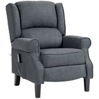Fauteuil de massage chauffant et vibrant à oreilles, canapé d'appoint rembourré, fauteuil inclinable à dossier basculant avec télécommande