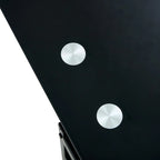 Table basse relevable en verre avec rangement pour salon et bureau à domicile