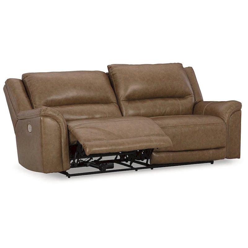 Canapé inclinable électrique Trasimeno Caramel - 92 L x 40 P x 42 H