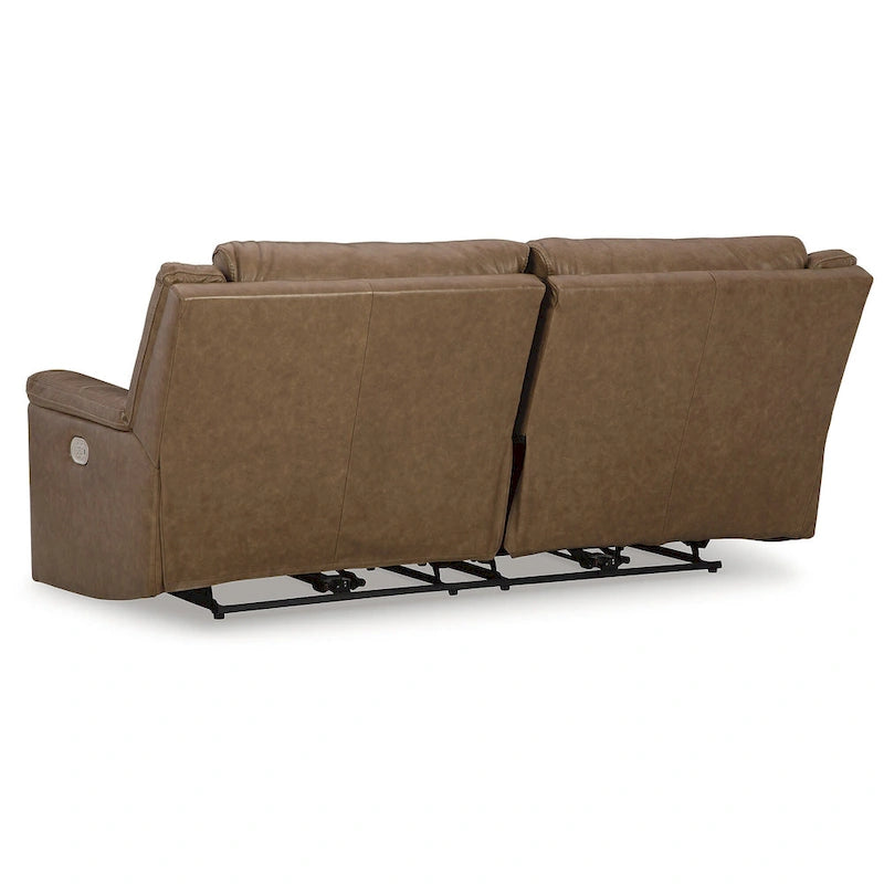 Canapé inclinable électrique Trasimeno Caramel - 92 L x 40 P x 42 H