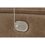 Canapé inclinable électrique Trasimeno Caramel - 92 L x 40 P x 42 H