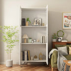 Buffet Enfilade Porte Vitrée Acrylique Meuble d'Appoint Bois Métal Rangement