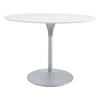 Table à manger ronde à fleurs de 41,25 x 41,25