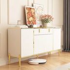 Meuble de Rangement Buffet 4 Portes 2 Tiroirs Supérieurs