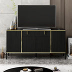 Meuble de Rangement Buffet 4 Portes 2 Tiroirs Supérieurs