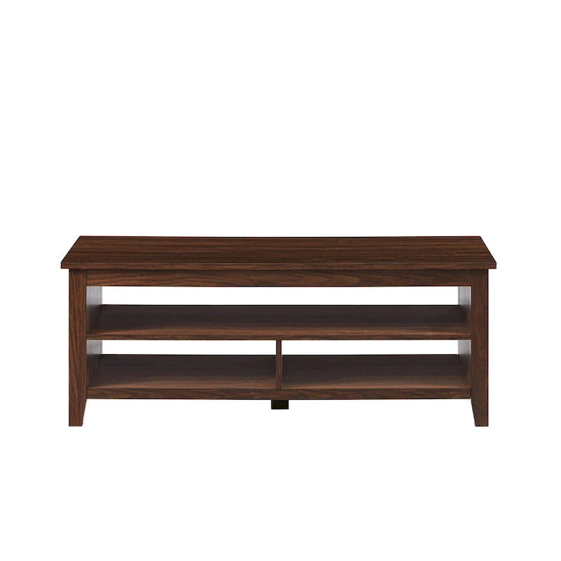 Table basse Middlebrook Coastal à côtés rainurés