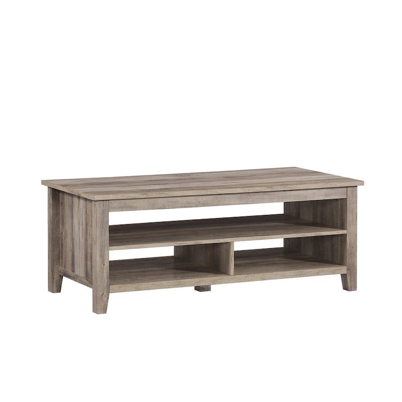 Table basse Middlebrook Coastal à côtés rainurés
