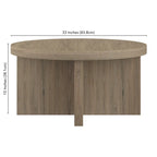 Table basse ronde Elna 33 – 33 de large