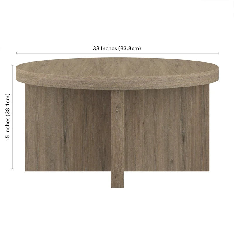 Table basse ronde Elna 33 – 33 de large