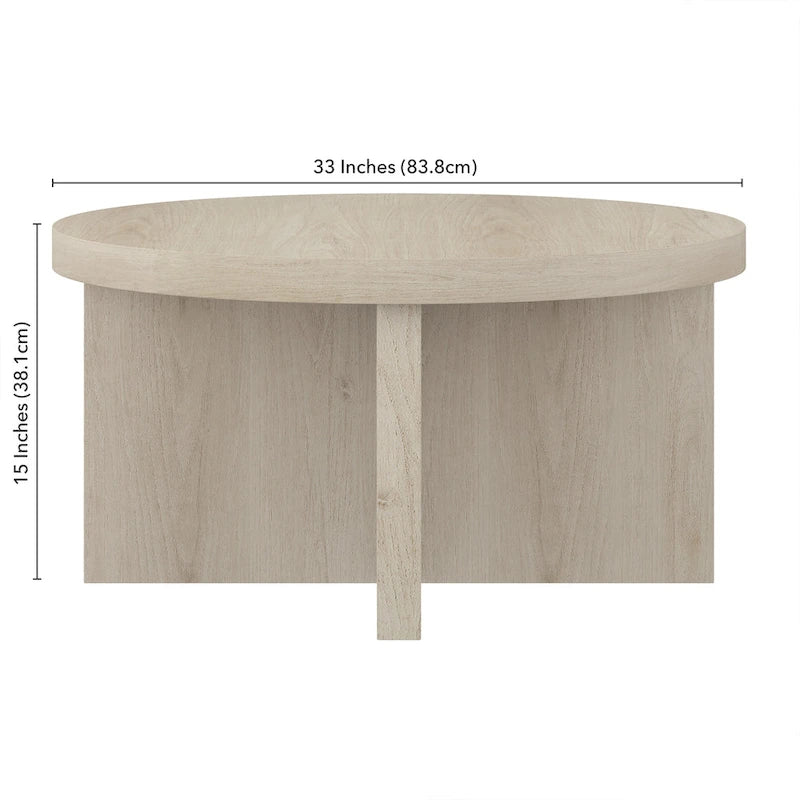 Table basse ronde Elna 33 – 33 de large