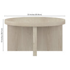 Table basse ronde Elna 33 – 33 de large