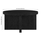 Table basse ronde Elna 33 – 33 de large