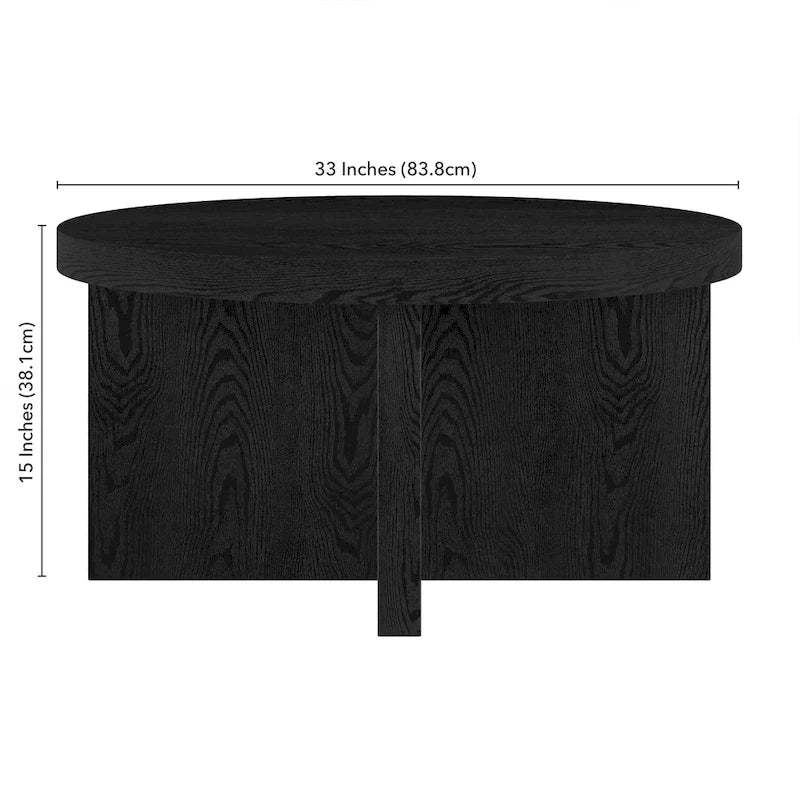 Table basse ronde Elna 33 – 33 de large