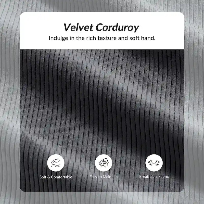 Canapé Volkhard 80.5 moderne déhoussable avec coussin de dossier amovible par