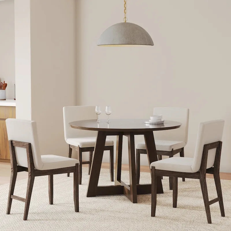 Chaise de salle à manger moderne Gracie, chaise de salle à manger d'appoint rembourrée