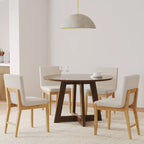 Chaise de salle à manger moderne Gracie, chaise de salle à manger d'appoint rembourrée