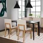 Chaise de salle à manger moderne Gracie, chaise de salle à manger d'appoint rembourrée