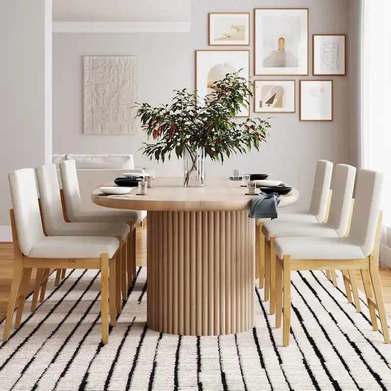 Chaise de salle à manger moderne Gracie, chaise de salle à manger d'appoint rembourrée
