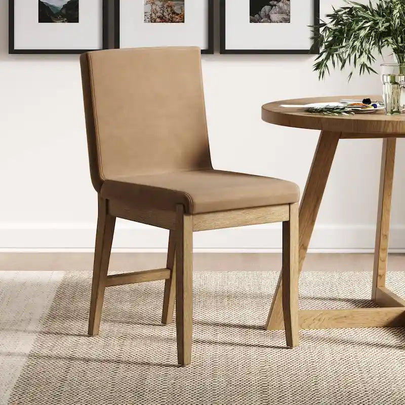 Chaise de salle à manger moderne Gracie, chaise de salle à manger d'appoint rembourrée