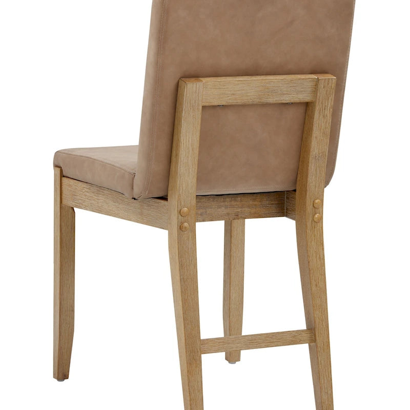 Chaise de salle à manger moderne Gracie, chaise de salle à manger d'appoint rembourrée