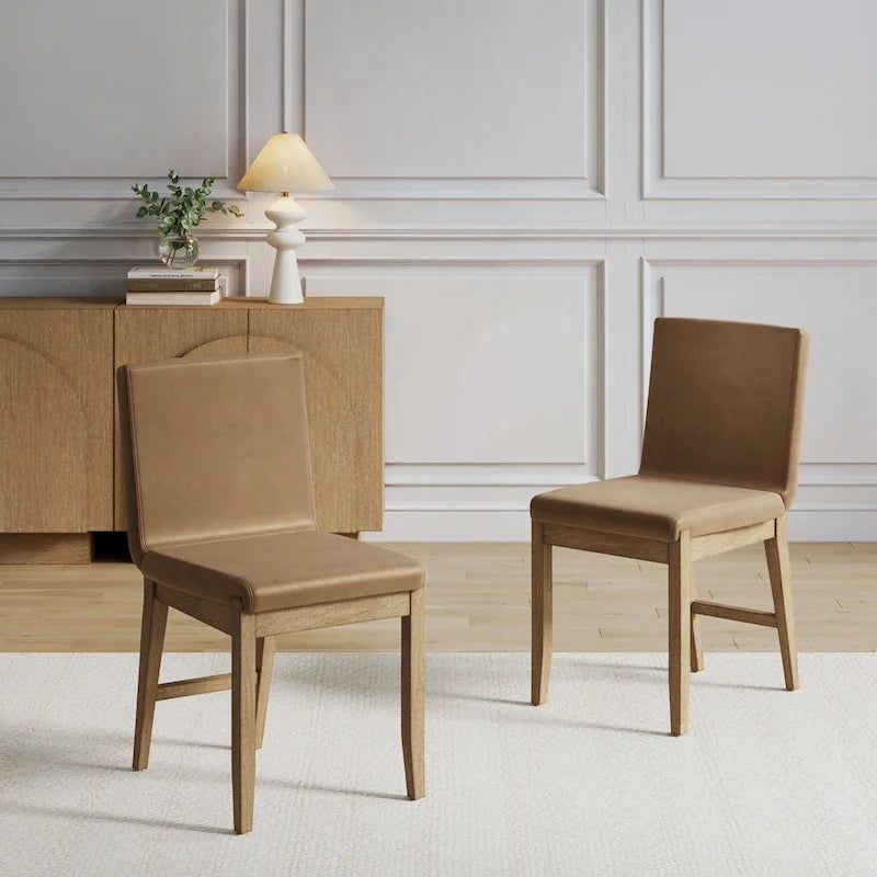 Chaise de salle à manger moderne Gracie, chaise de salle à manger d'appoint rembourrée