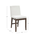 Chaise de salle à manger moderne Gracie, chaise de salle à manger d'appoint rembourrée
