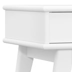 WYNDENHALL Tierney Table d'appoint rectangulaire en BOIS MASSIF de style moderne du milieu du siècle, 22 po de large - 22 L x 20 P x 22 H