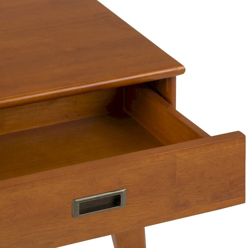 WYNDENHALL Tierney Table d'appoint rectangulaire en BOIS MASSIF de style moderne du milieu du siècle, 22 po de large - 22 L x 20 P x 22 H