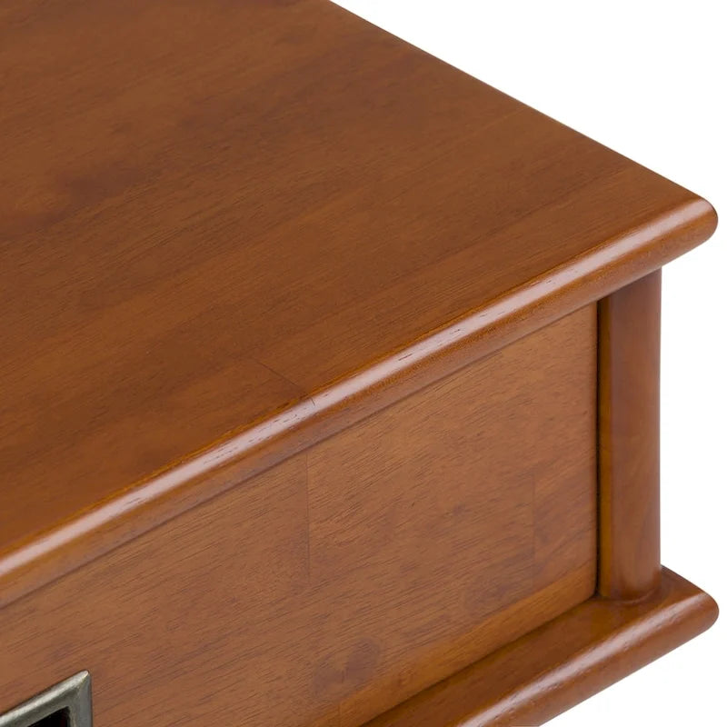 WYNDENHALL Tierney Table d'appoint rectangulaire en BOIS MASSIF de style moderne du milieu du siècle, 22 po de large - 22 L x 20 P x 22 H